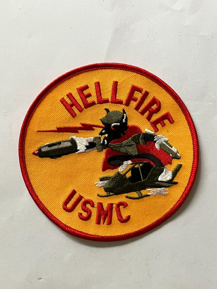 USMC Marine Corps Hellfire helicopter unit morale patch