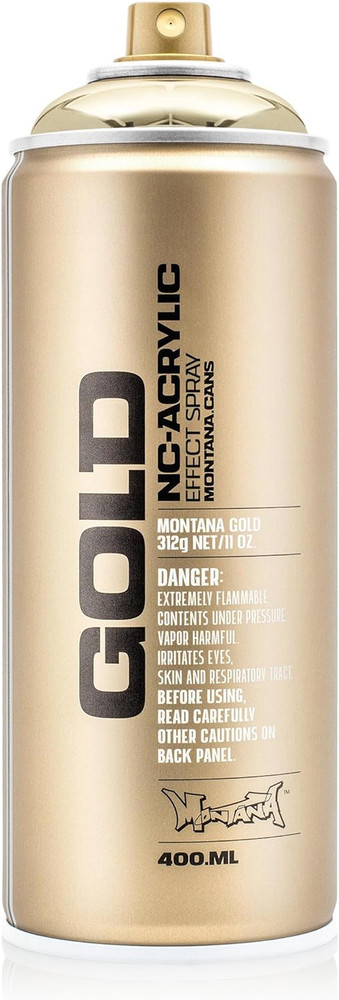 400 Ml Color, Goldchrome Spray Paint
