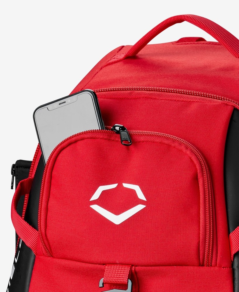 Evoshield Baseball Recruit Baseball/Softball Backpack - Scarlet
