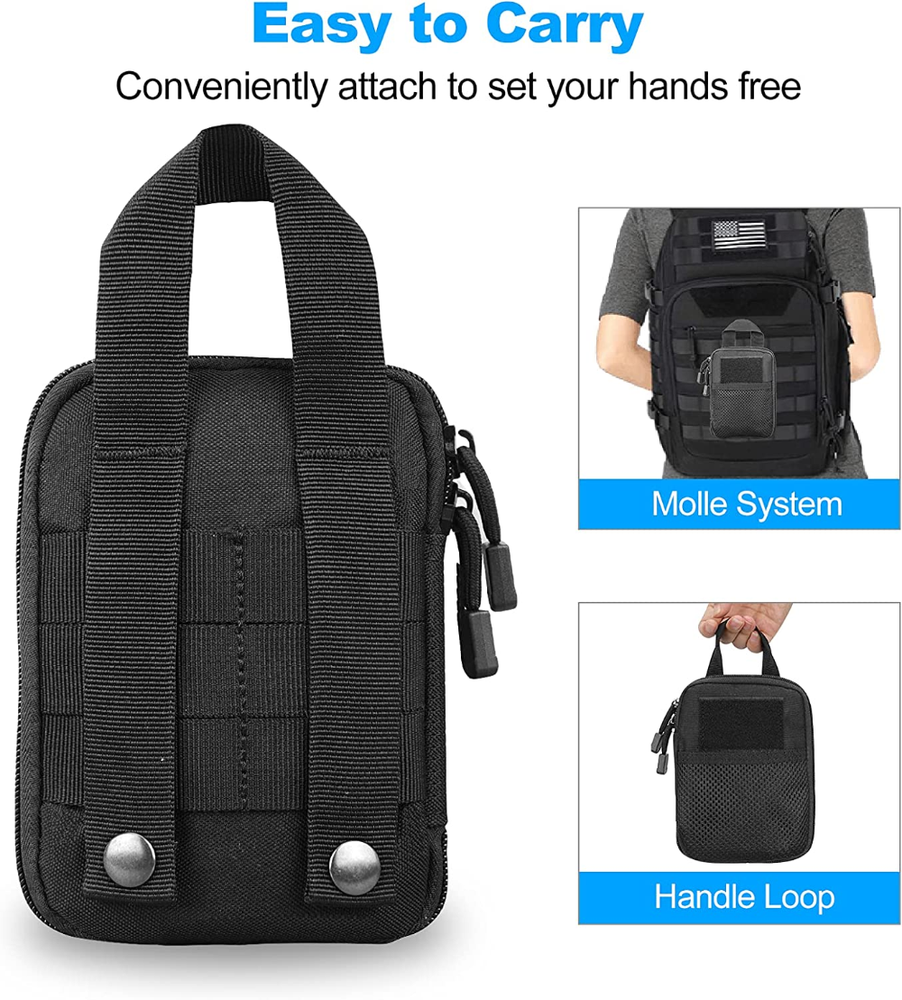 Tactical Molle Pouch Multi-Purpose Hunting EDC Tool Kit Bag Utility Admin Pouch