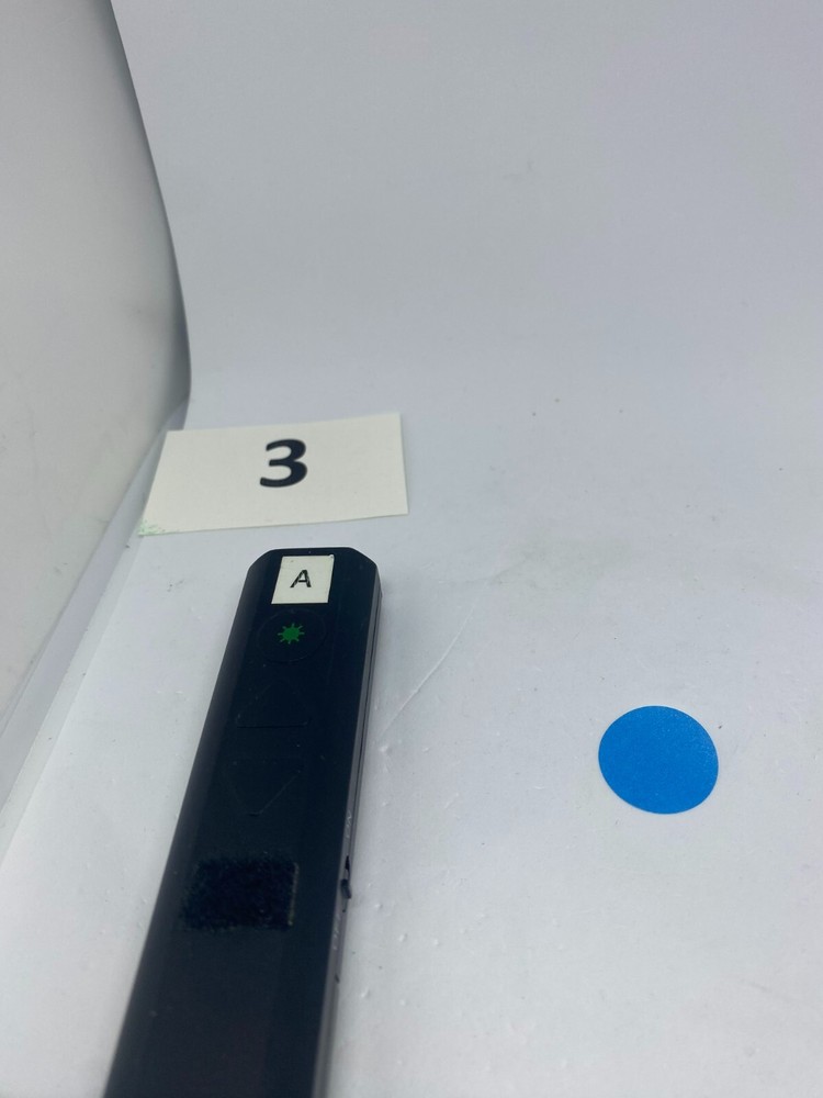 Quartet Brilliant Green Laser Pointer & Wireless Remote, Class 3a, Black