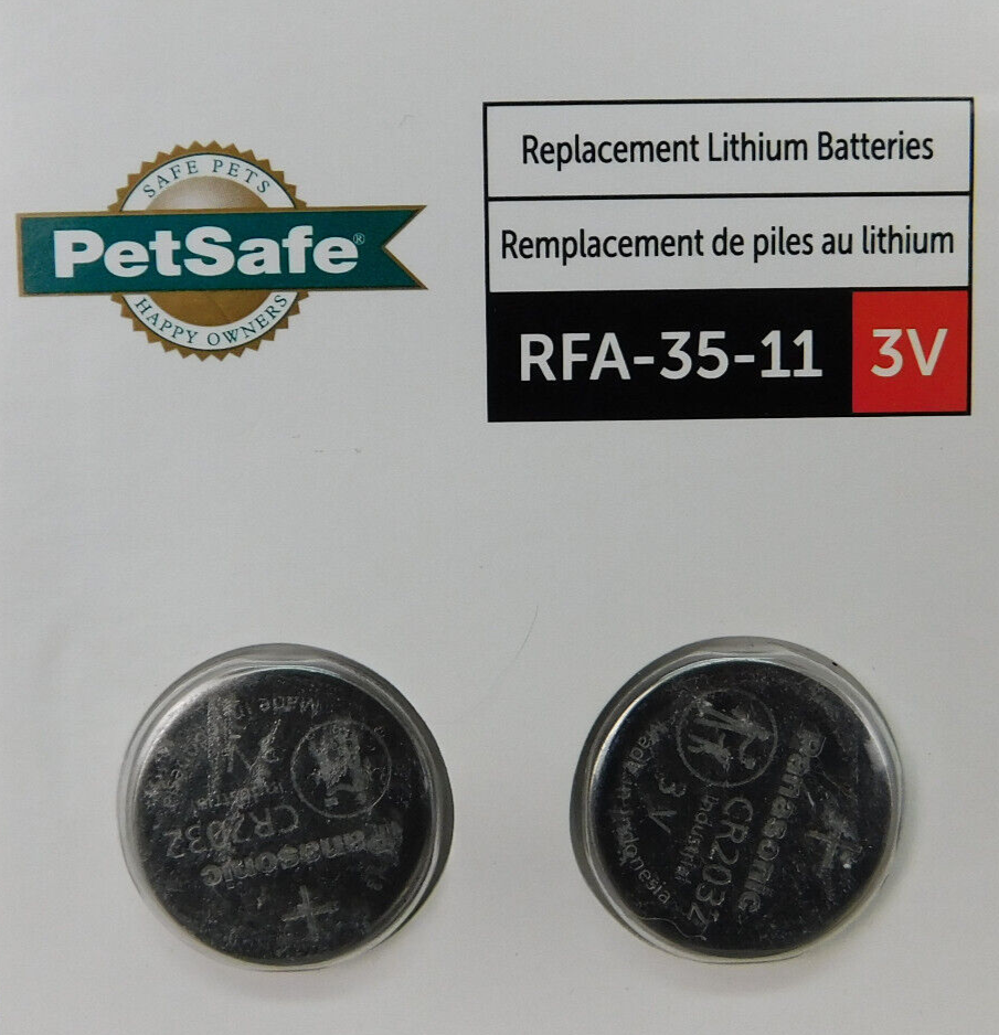 (4) Petsafe Replacement Lithium 3V Batteries RFA-35-11 Compatible PetSafe Collar