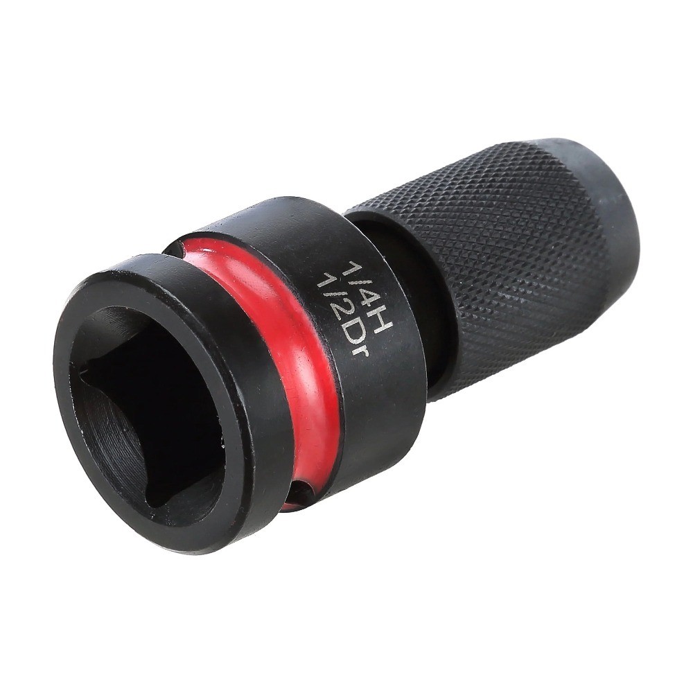 1/2 Inch to 1/4 Inch Quick Release Impact Adapter Socket Set Tool