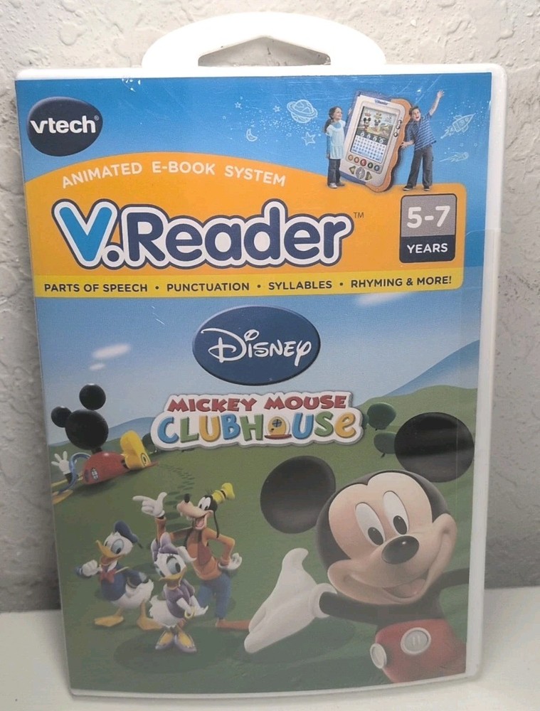 Vtech - V.reader Software Mickey Mouse Clubhouse Reading Phonics 5-7  New B184