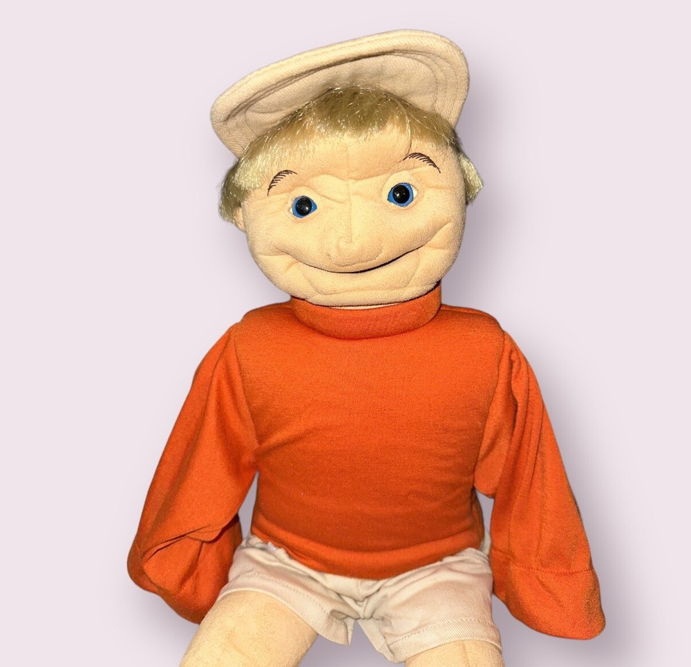 Folkmanis Boy With Cap Hand Puppet 22"
