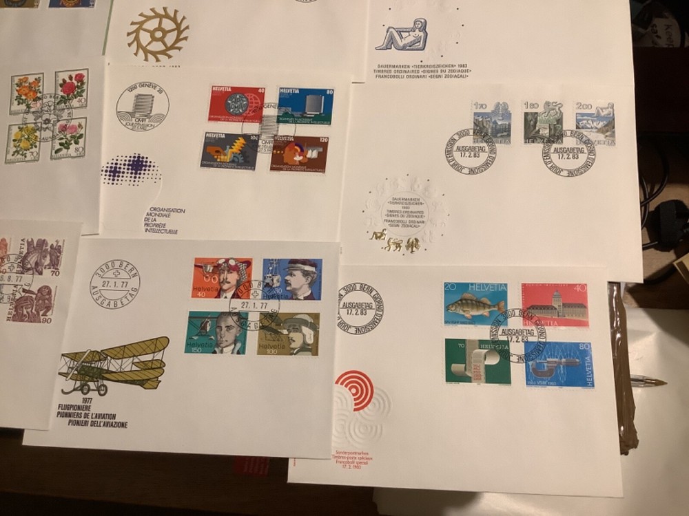 Switzerland postal covers 16 items Ref A2172