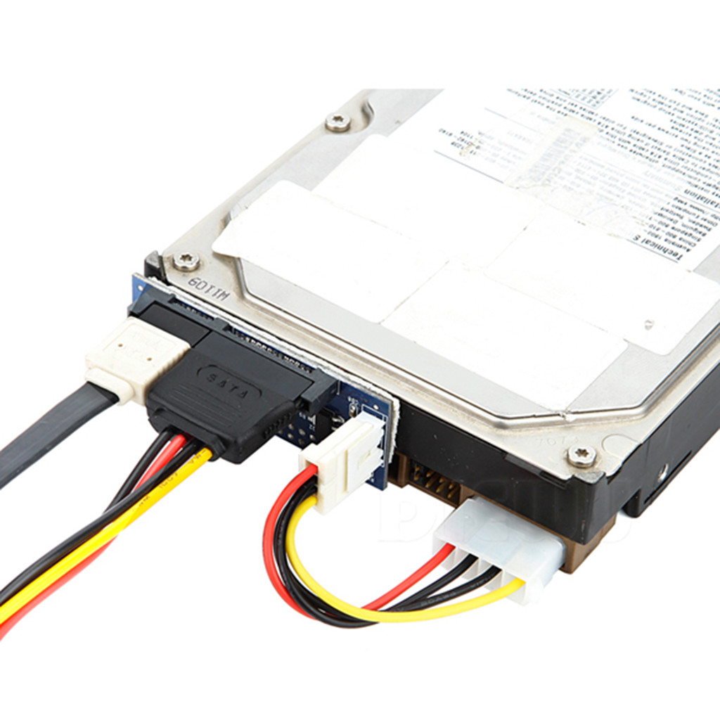 40 Pin Female SATA IDE to 22 Pin Male Adapter PATA 3.5" Card for T1 Converter US