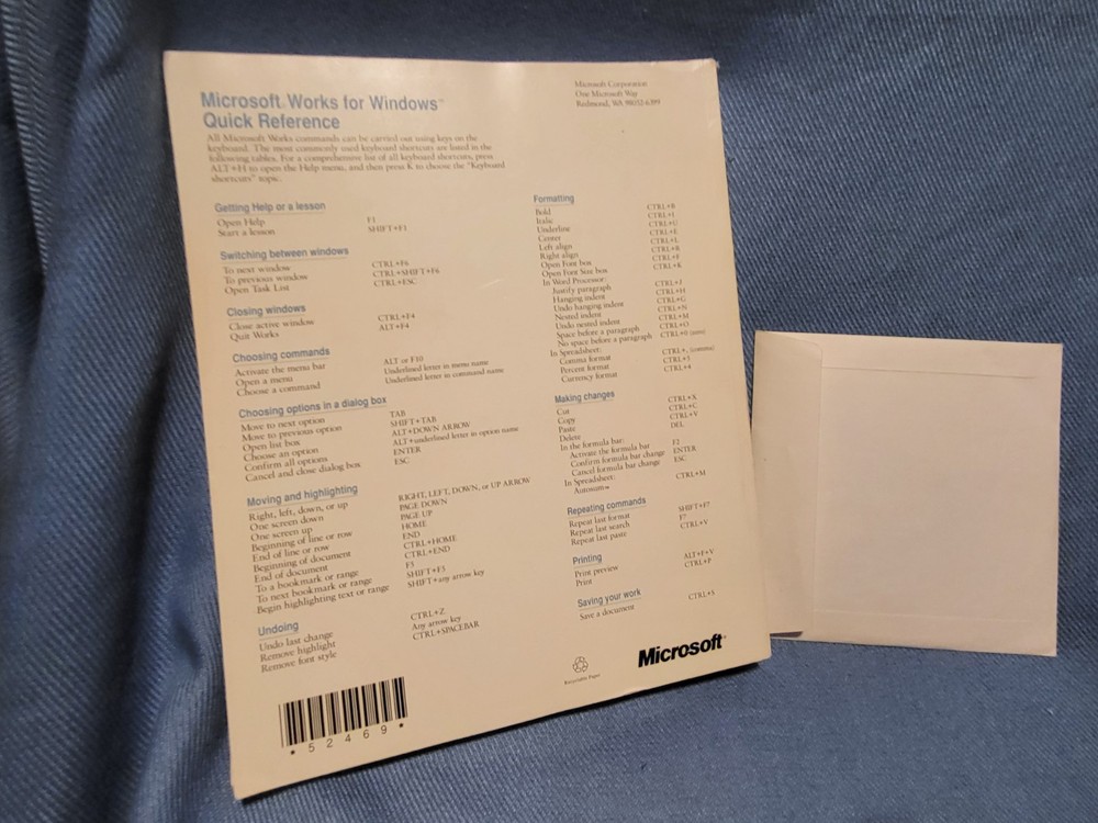 Microsoft Works 3.0 User’s Guide for Windows plus Disc