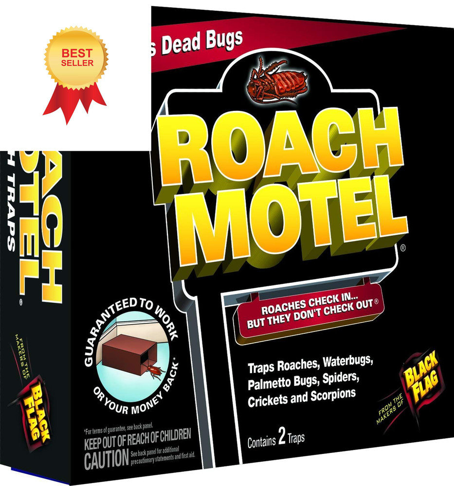 Black Flag Roach Motel Traps, 2-Count, 1-Pack 1 Pack,