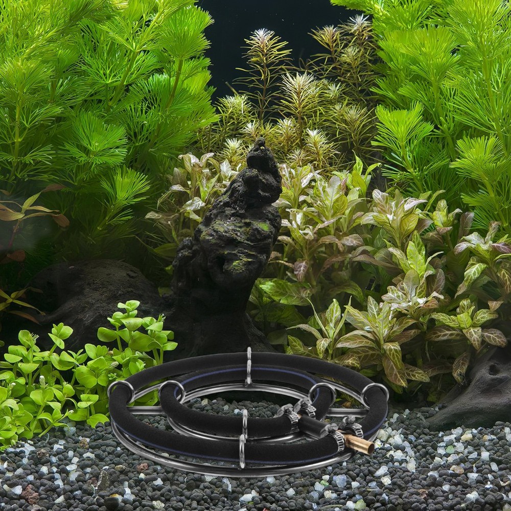 Round Air Bubble Diffuser Rings Panel for Aquariums and Pond Accessories