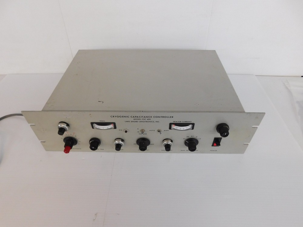 LAKE SHORE CRYOTRONICS INC CRYOGENIC CAPACITANCE CONTROLLER MODEL CSC400 (MPT38)