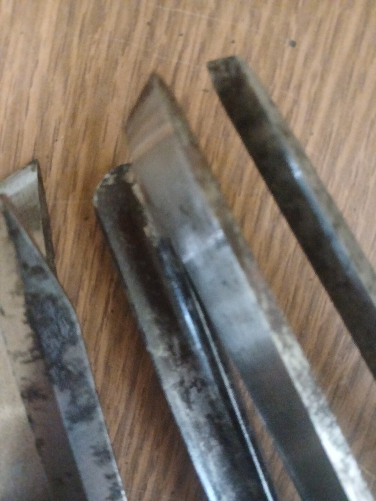 7 Buck bros. wood lathe tools
