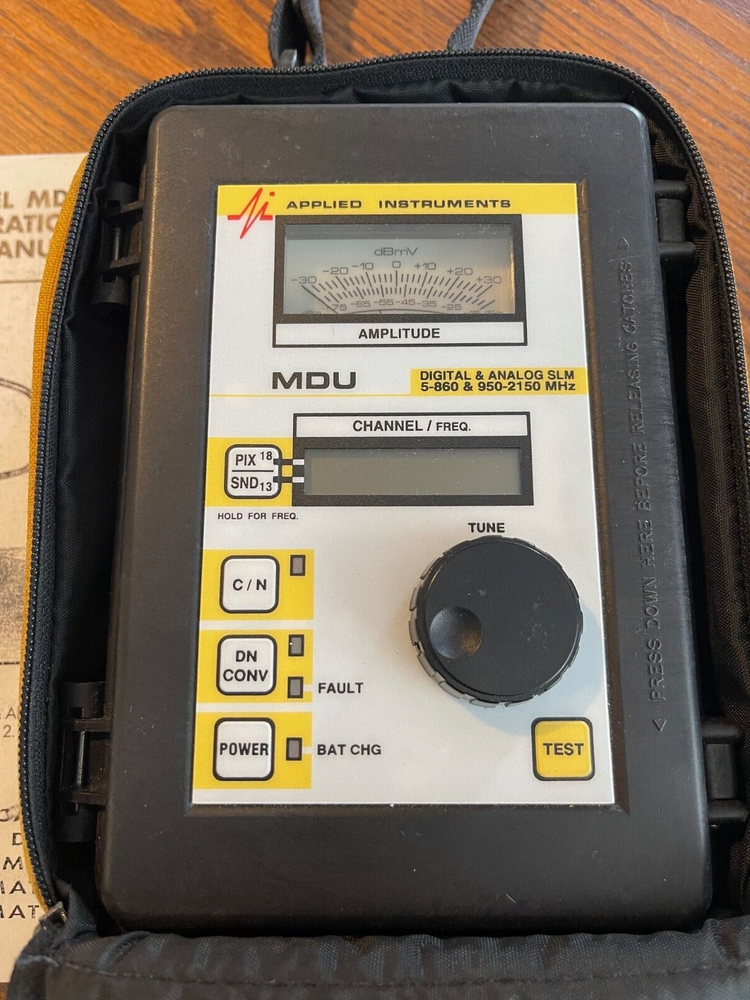 Applied Instruments MDU Digital Analog Signal Level Meter