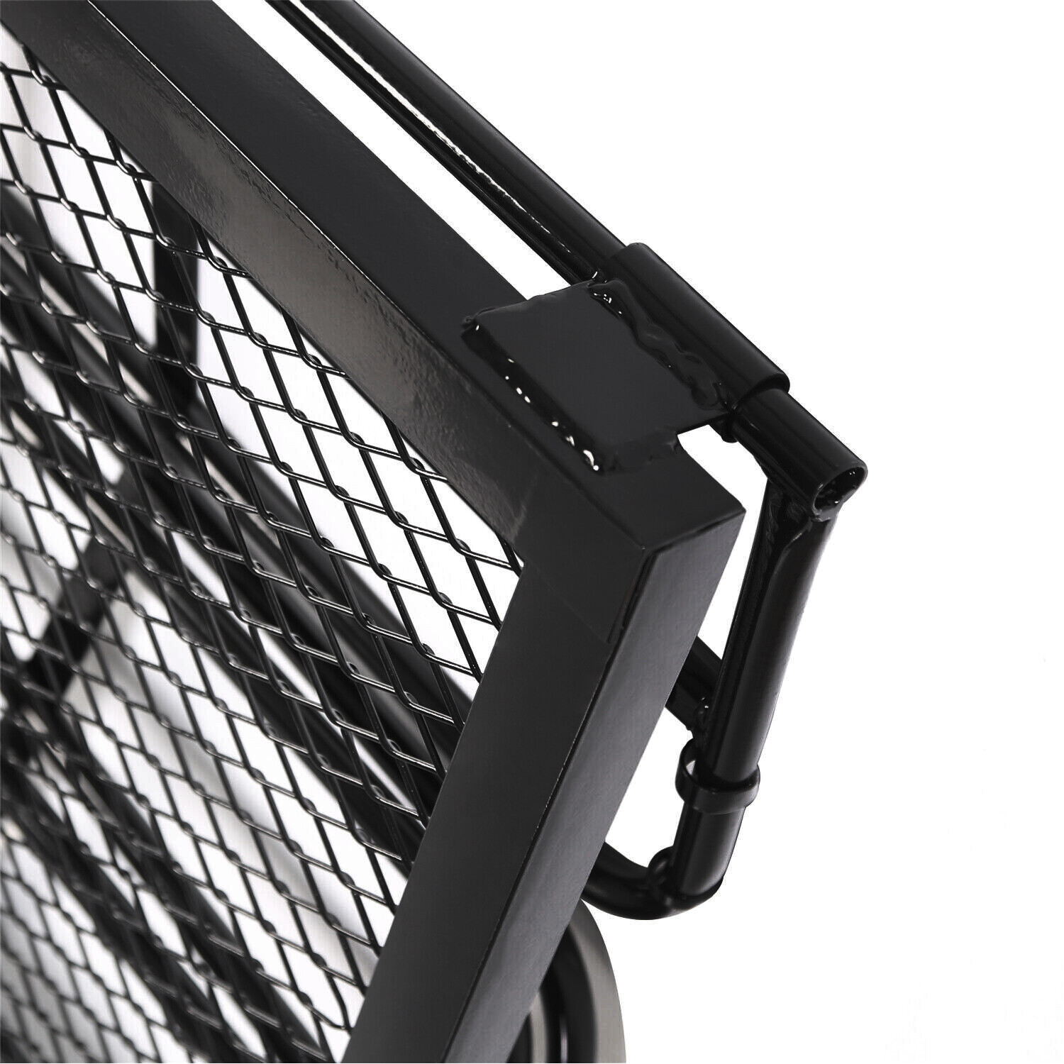 500LBS Folding Trailer Hitch Mount Cargo Basket Luggage Rack Carrier For SUV Car