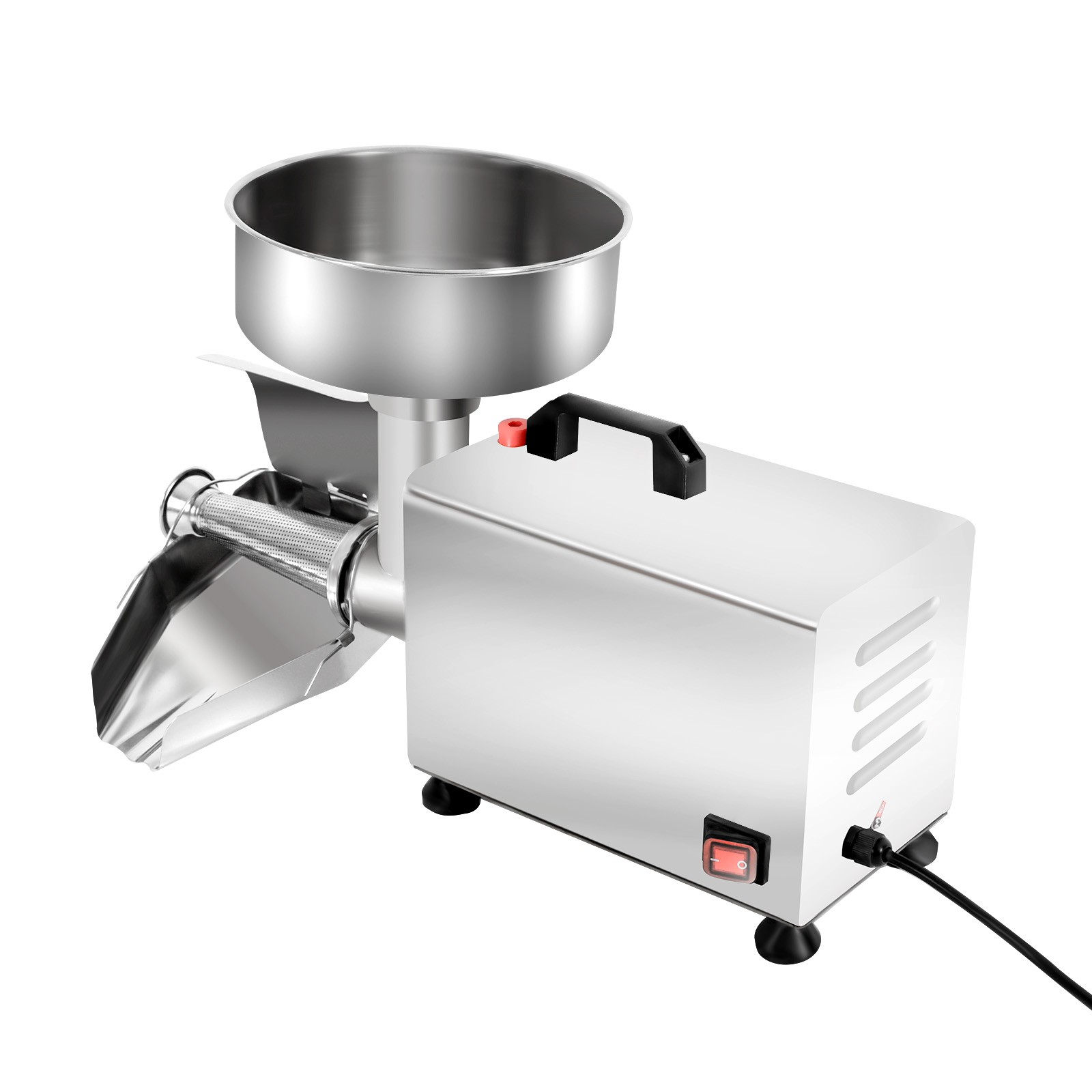 110V Electric Tomato Strainer, 450W Stainless Steel Tomato Press and Strainer