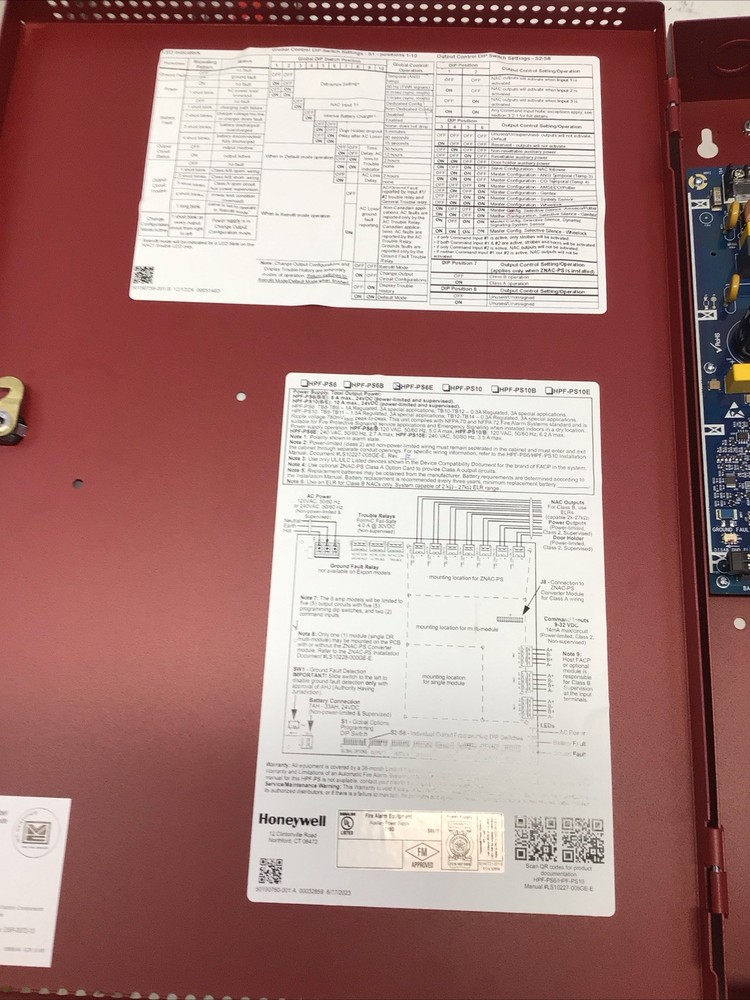 HONEYWELL HPF-PS6E