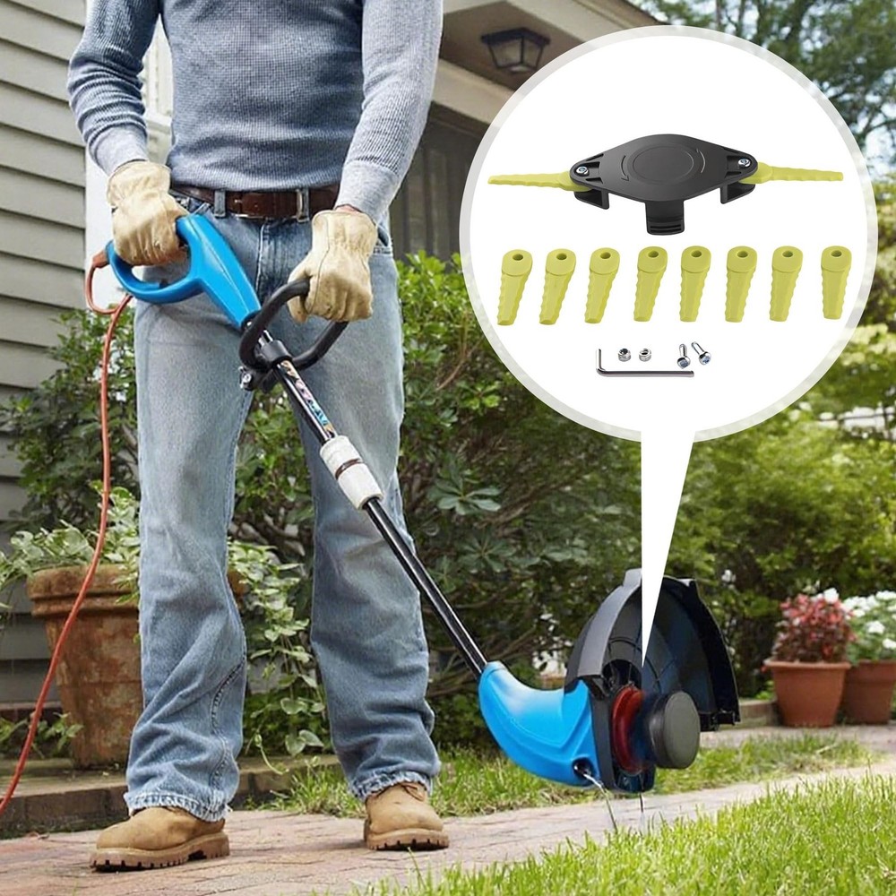 1 Weed Wacker Head with 10 Blades Weed Eater Bladed Head Replacement Compatib...