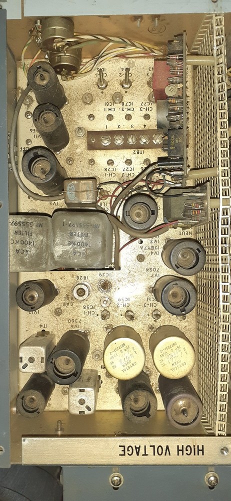 Vintage RARE RCA model SSB-5A 4-Channel 3-15MHz HF SSB Radio Transmitter 16-Tube