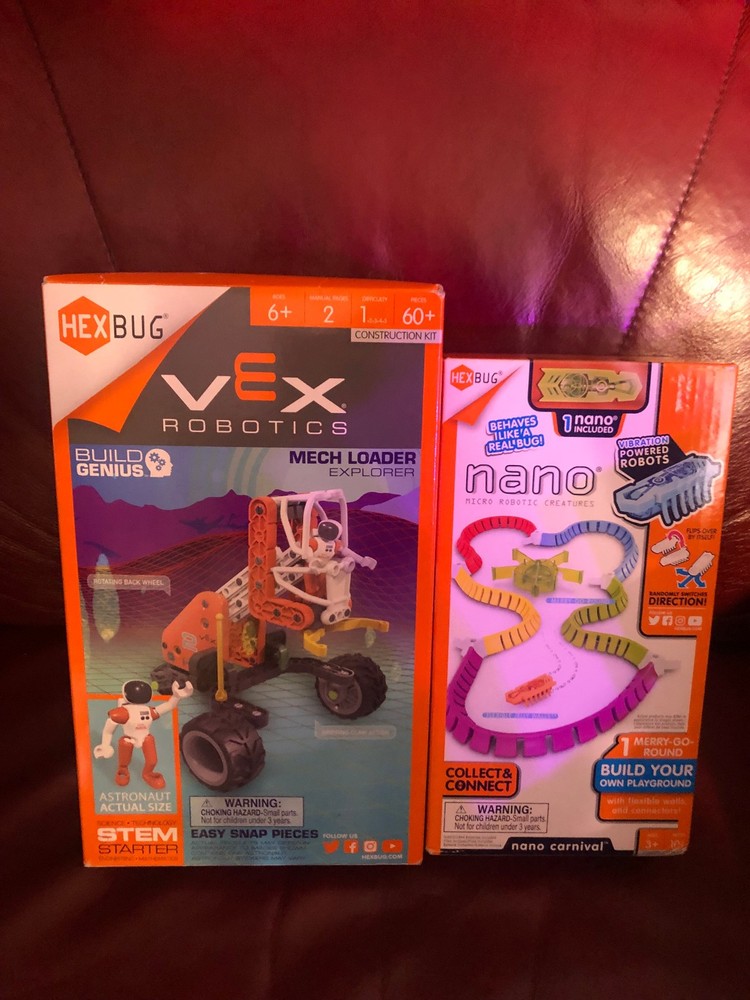 Hexbug Vex Robotics and Nano Micro Robotic Creatures Playground Sets NIB