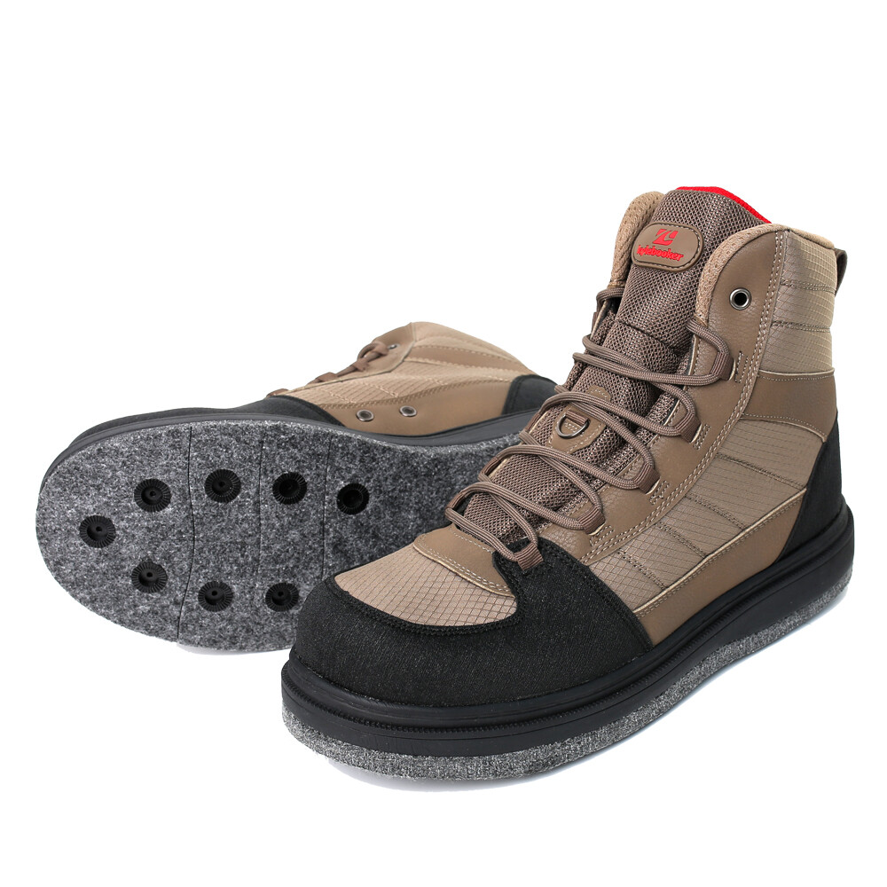 Fishing Wading Boots Felt Sole Anti-Slip Hunting Bottom Waders Shoes with Studs