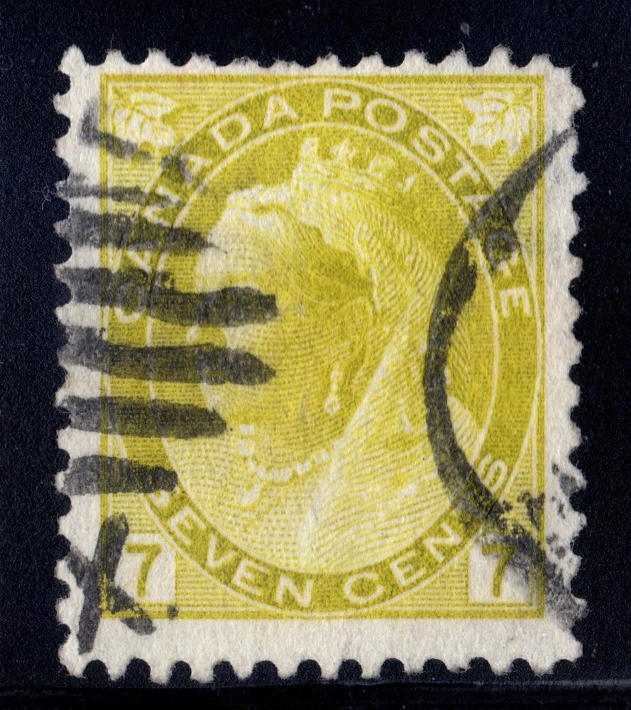 #81 Numeral 7c Canada used