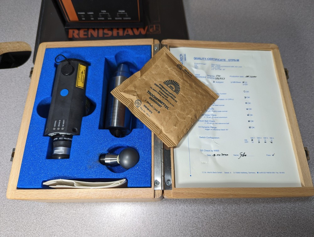 CMM Renishaw OPT6-LD optical laser probe & OPI6 Optical Trigger Probe Interface