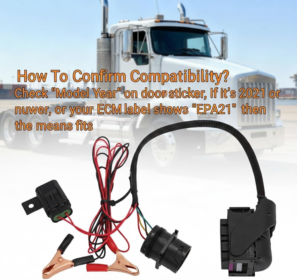 For Paccar MX13 EPA21 ECM 2021+ Diagnostic Cable For Peterbilt 579 567 589 T680