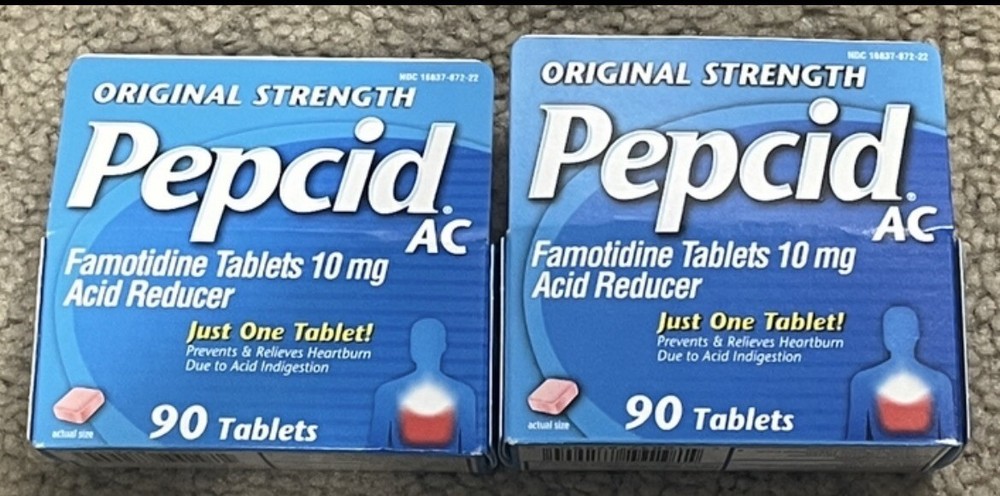 Pepcid AC Original Strength 90 tablets, 2 pack, exp 2027