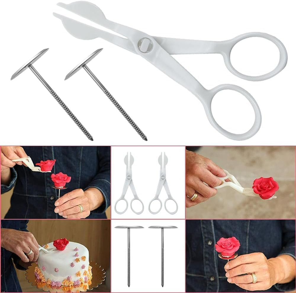 Cake Decorating Tools Supplies Kit - 82Pcs Baking Accessories with Turntable Sta