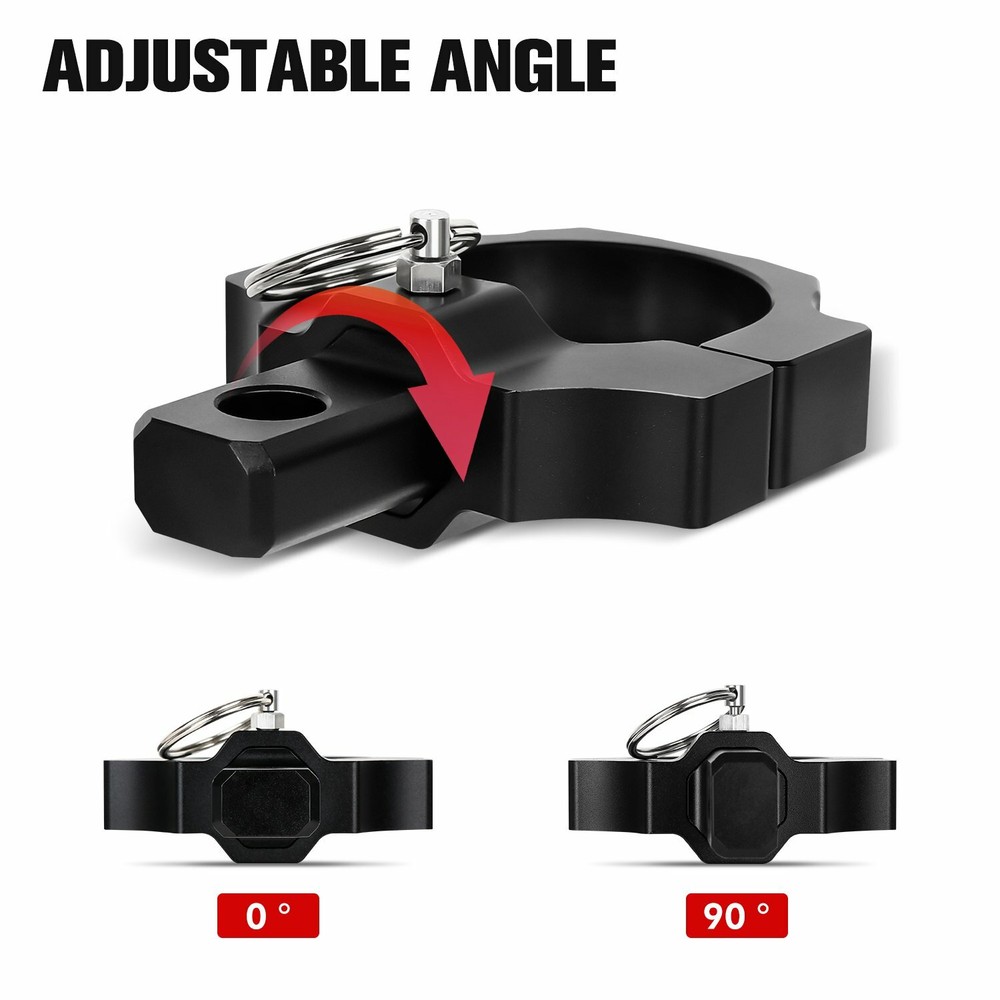 UTV Flag Led Whip Light Holder Clamp Bracket Mounts for 1.75''-2'' Rollbar Cage