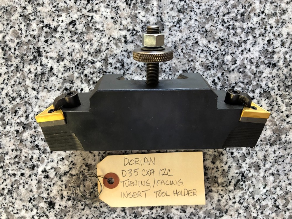 NOS Dorian D35CXA Universal Carbide Insert Turning & Facing Lathe Toolholder