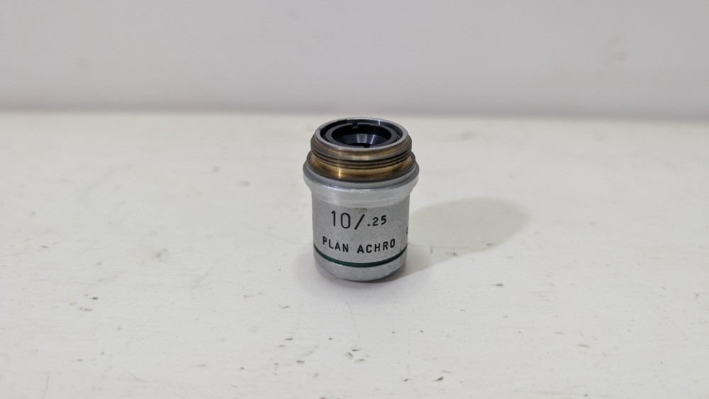10X AO Plan Achro Objective CAT 1019 Microscope American Optical 10/.25