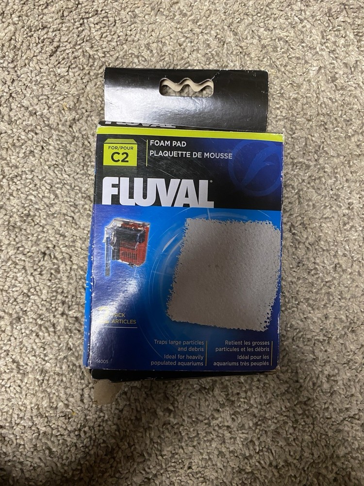 Fluval C2 Foam Pad 2-Pack Aquarium Filter Media Replacement