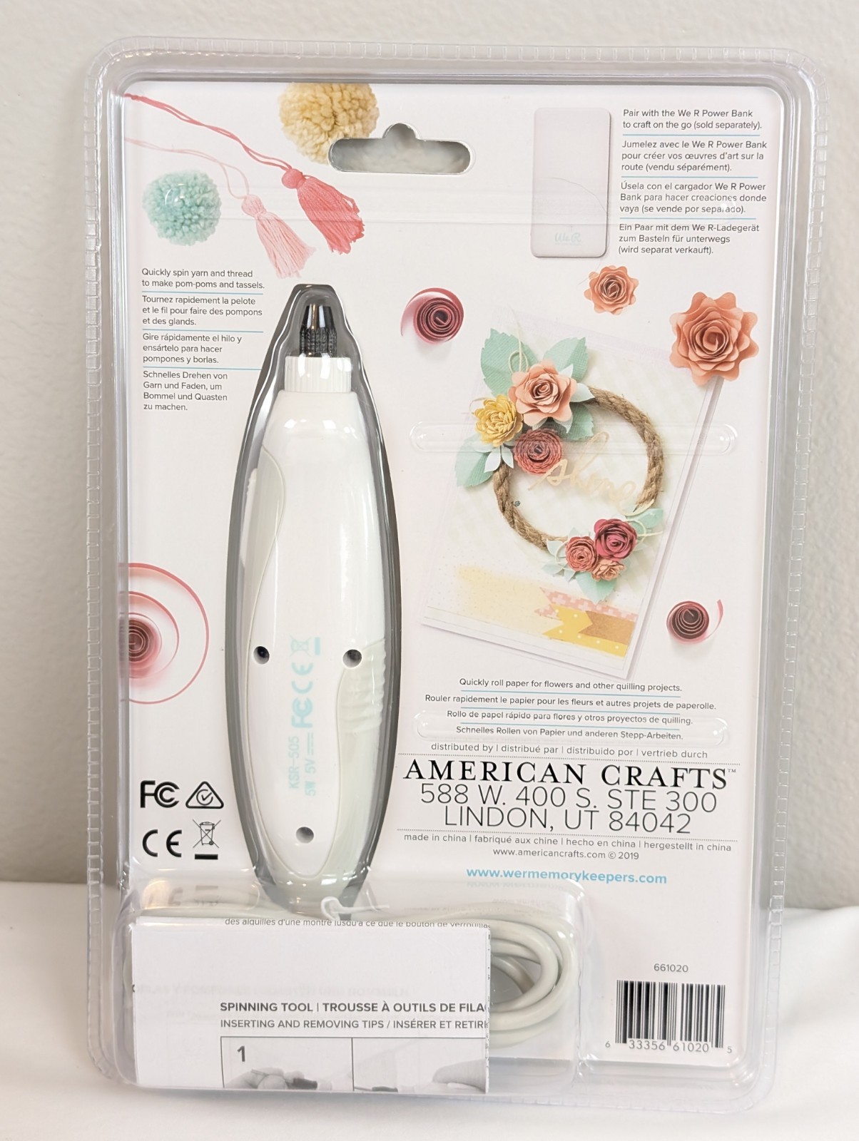 Keepers Crafter's Essentials Spinning Tool Kit (5 Pieces) Pom Pom Maker Crafting