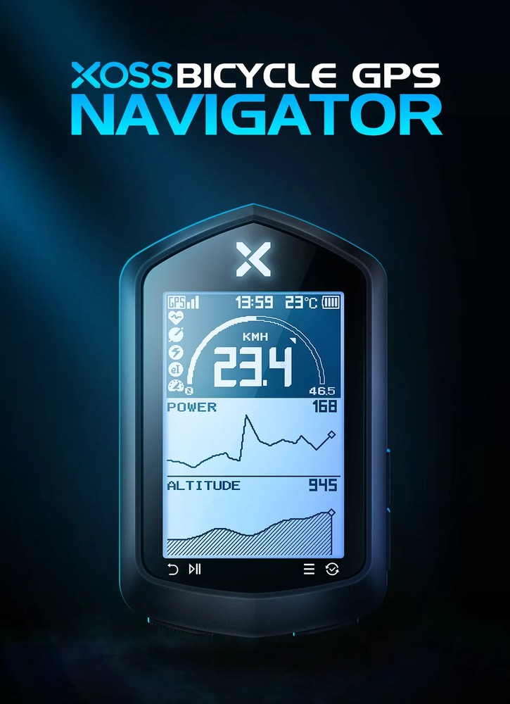 Bike Computer GPS Bicycle Map Route Navigation MTB Wireless Speedometer Odometer