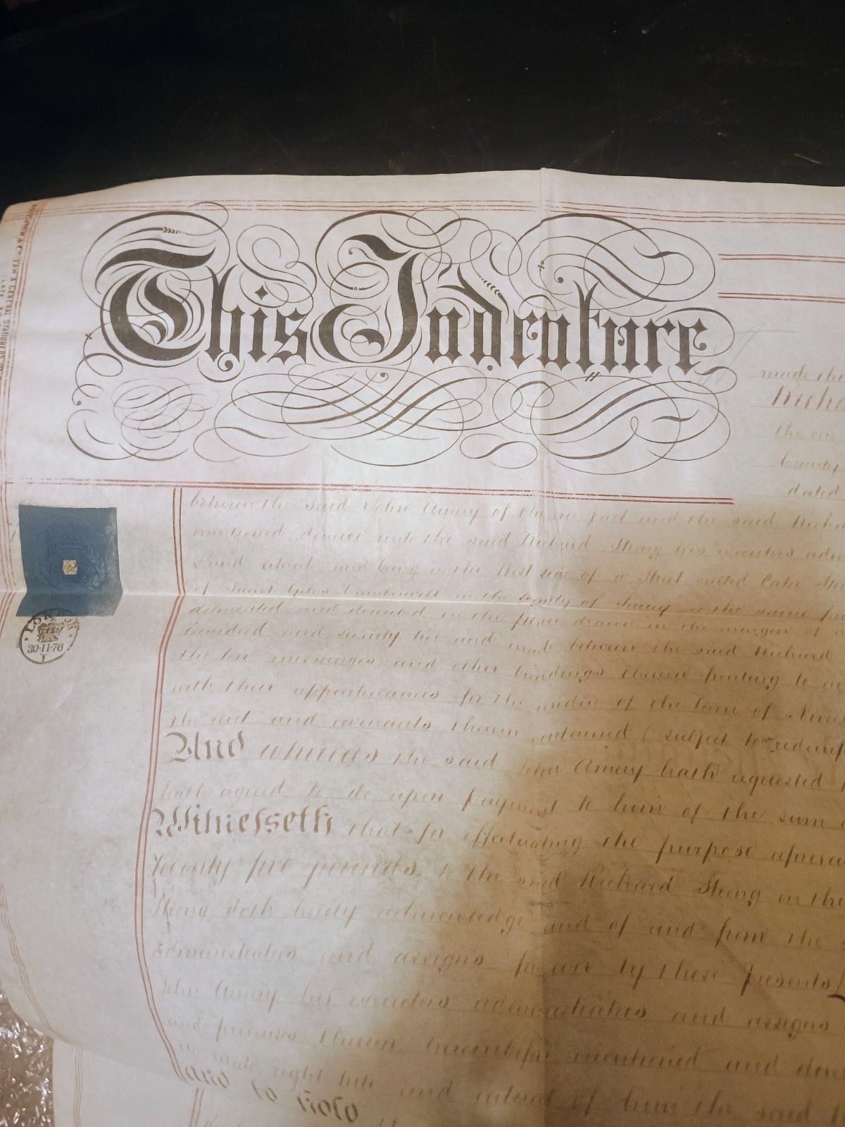 1800s French Document