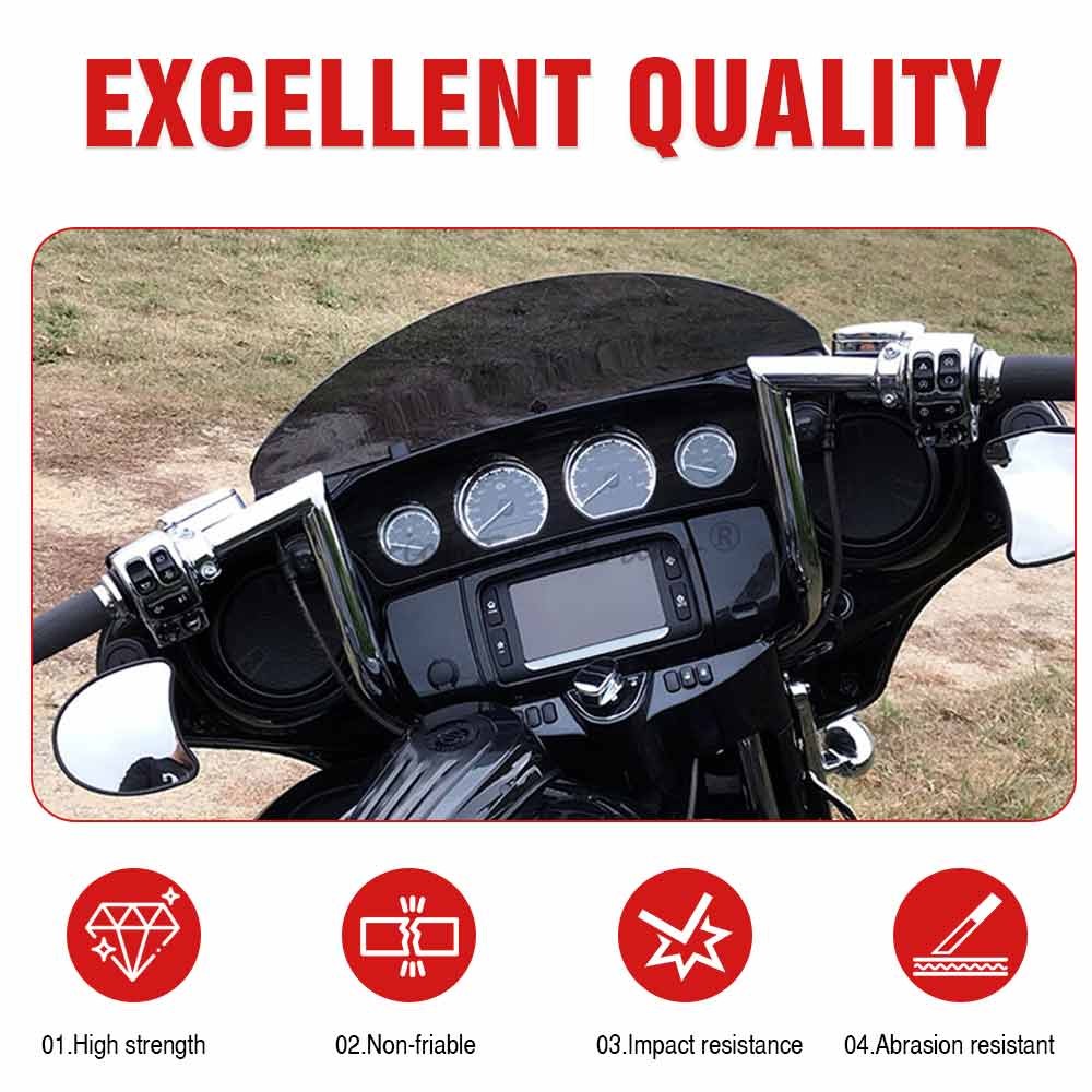 Chrome Switch Housing Kit For Harley Street Electra Glide Road King CVO 2014-22