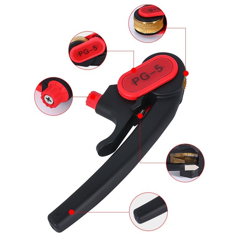 PG-5 Optical Cable Stripper Round Cable Stripping Tool Longitudinal Cable Cutter