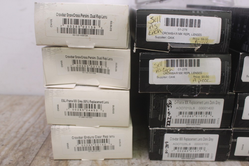 NOS OAKLEY Misc. Replacement Goggle Lenses -LOT- QTY 16