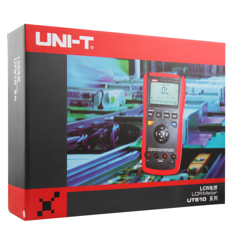 UNI-T UT612 Capacitance meter LCR Meter Inductance Ohm Freq Deviation Ratio Test