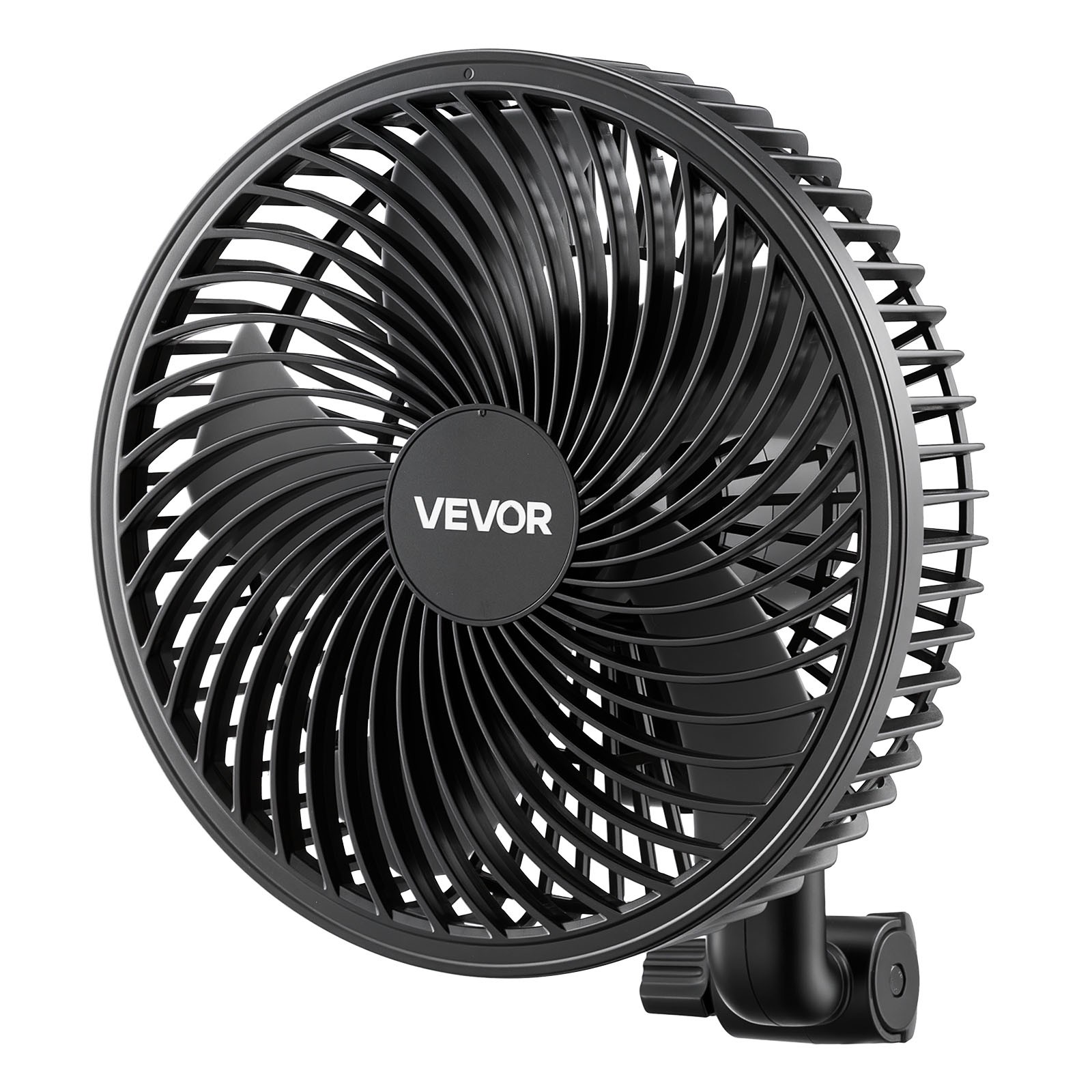 VEVOR Plant Fan Grow Tent Clip On Rechargeable USB 9 Speeds Circulation Smart