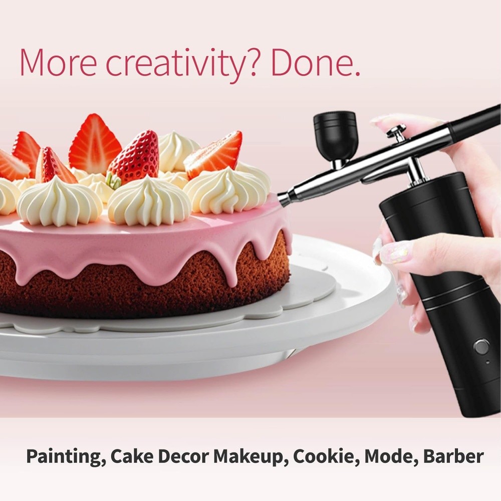 Portable Air Compressor Kit Airbrush Paint Spray Gun Nail Art Tattoo Airbrush US