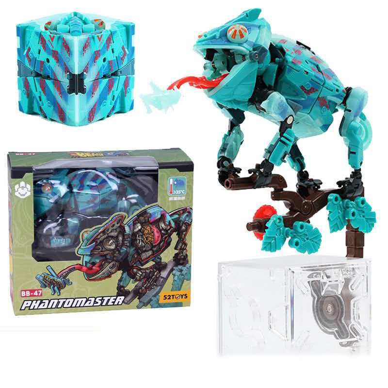 52TOYS BEASTBOX BB-47 PHANTOMASTER Magic Chameleon Figure Decompression Toy Cube