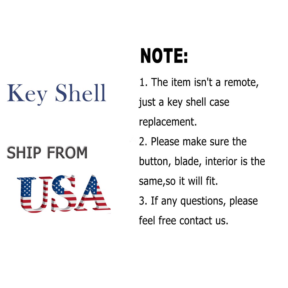 New Replacement Keyless Entry Remote Control Key Fob Shell Case For Chevy GMC