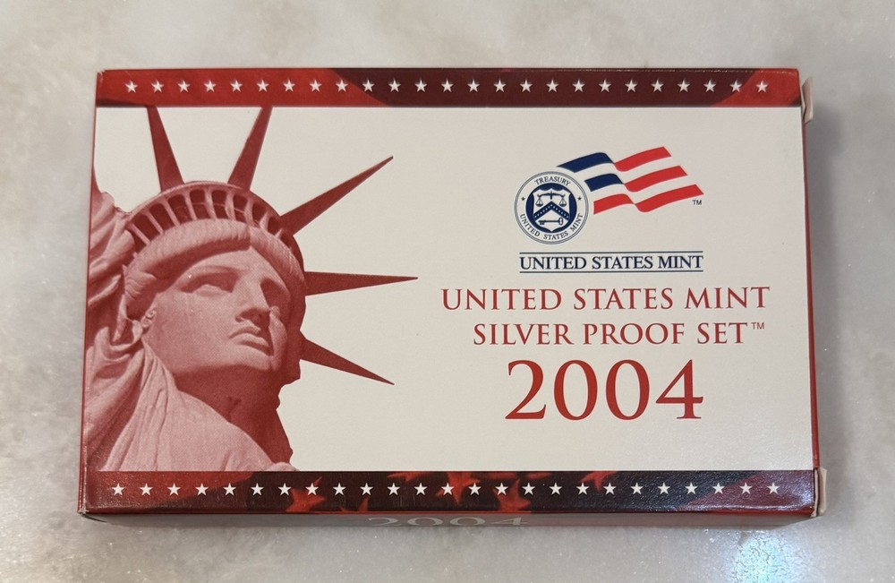 2004 United States Mint Silver Proof Set with COA