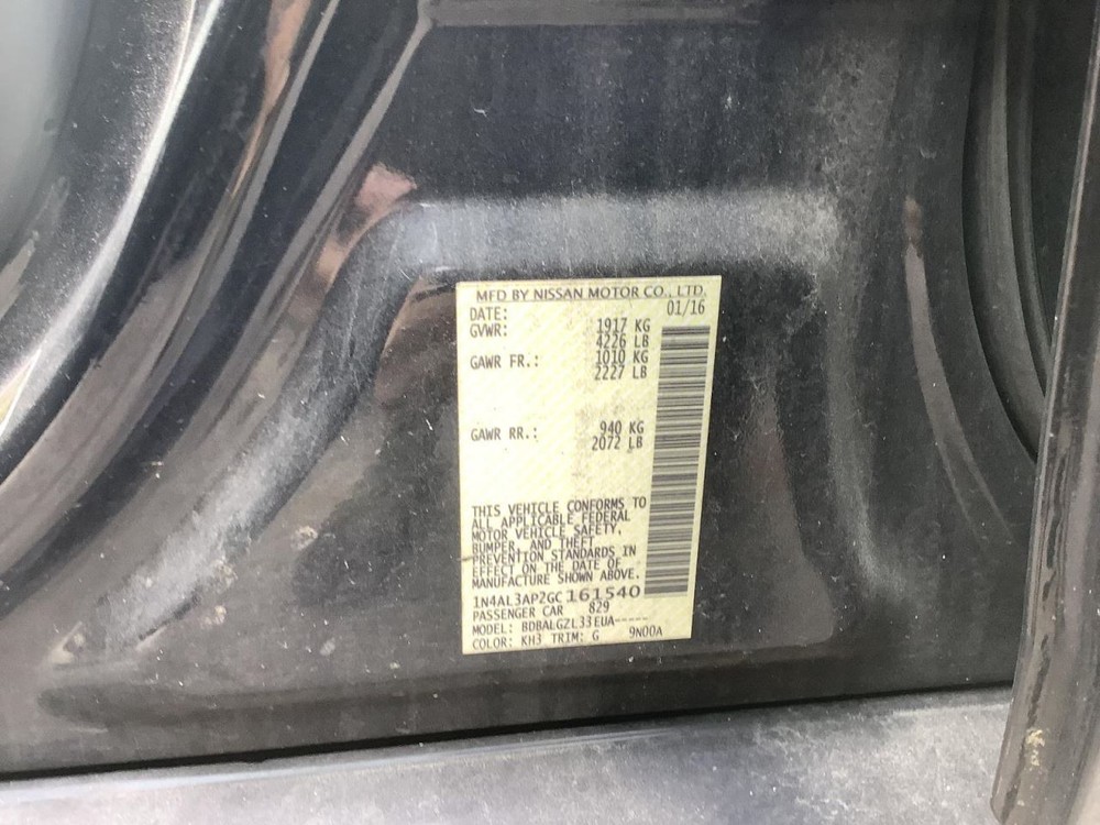 Fuse Box Engine Sedan Base Fits 16-17 ALTIMA 5016601