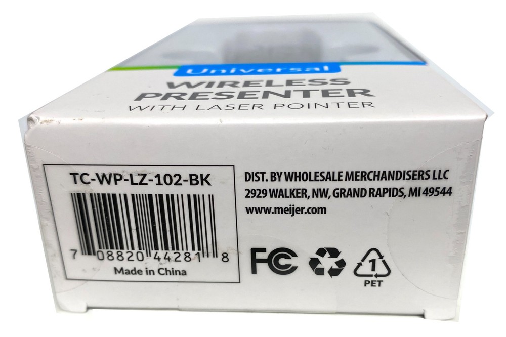 Techcellent Universal Wireless Presenter With Laser Pointer 164FT/50Hr/2.4 GHZ