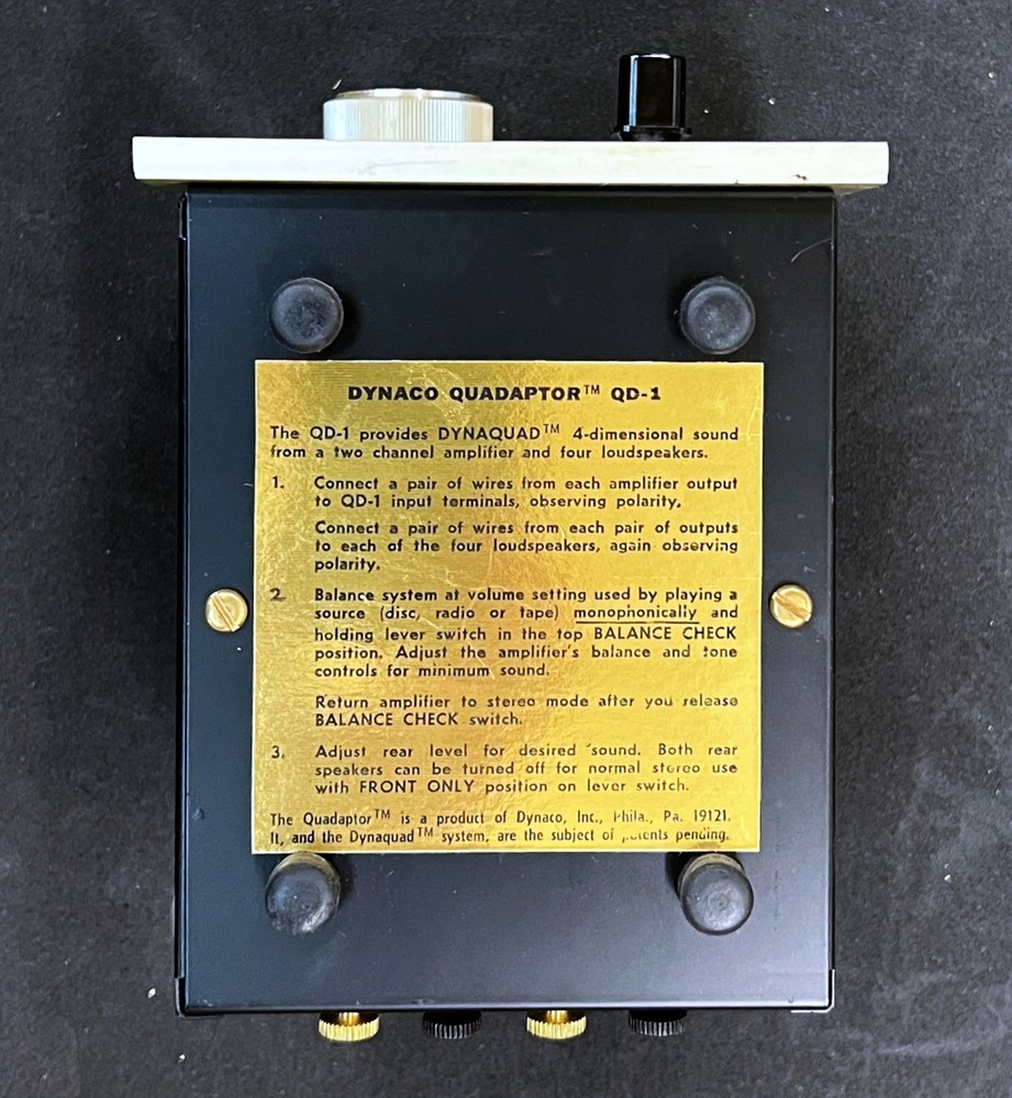 Dynaco QD-1 Quadaptor Dynaco Dynaguad Quadraphonic Adapter