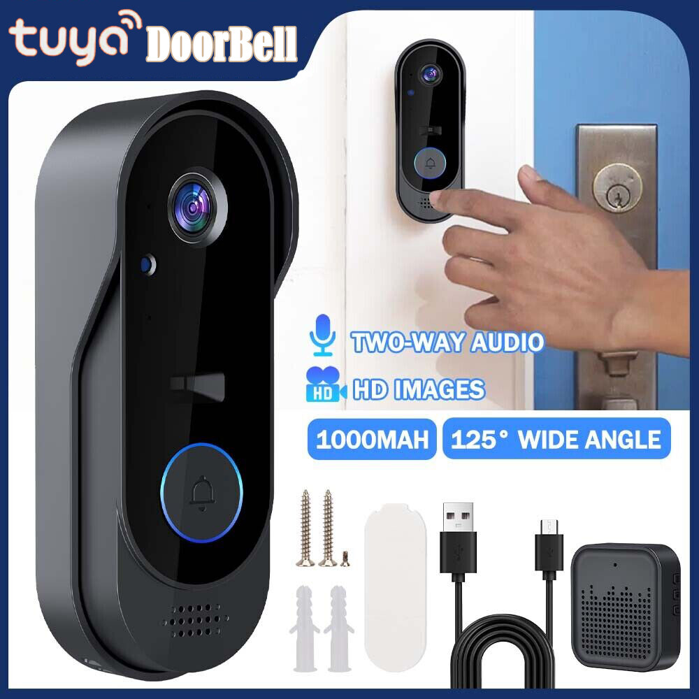 Wireless Security Smart WiFi Doorbell Intercom Video Camera Door Ring Bell Chime