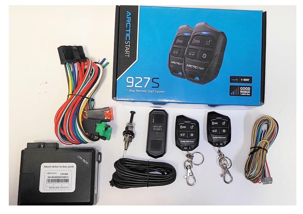 Arctic Start AR927S Car Remote Starter Keyless Entry with BLADE-AL Bypass Module